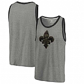 New Orleans Pelicans Fanatics Branded Camo Collection Prestige Tri-Blend Tank Top - Heathered Gray,baseball caps,new era cap wholesale,wholesale hats